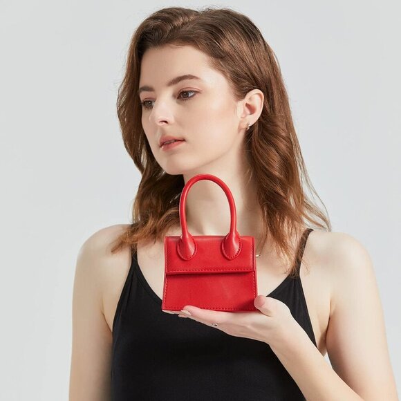 Mini Purse for Women, Mini Bag with Crocodile Pattern - Picture 7 of 9